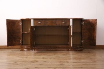 中古　美品　イタリア輸入家具　Eddi Rose(エディローズ)　ヨーロッパ調の華豪華な雰囲気づくりにぴったりなサイドボード(収納棚、戸棚、キャビネット)(R-050347)