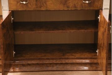 中古　美品　イタリア輸入家具　Eddi Rose(エディローズ)　ヨーロッパ調の華豪華な雰囲気づくりにぴったりなサイドボード(収納棚、戸棚、キャビネット)(R-050347)