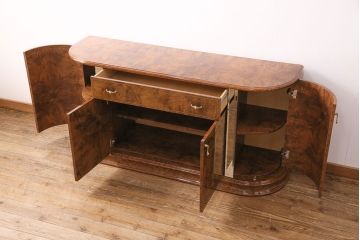 中古　美品　イタリア輸入家具　Eddi Rose(エディローズ)　ヨーロッパ調の華豪華な雰囲気づくりにぴったりなサイドボード(収納棚、戸棚、キャビネット)(R-050347)