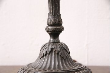 ヴィンテージ照明　フランスビンテージ　クリストフル　キャンドルスタンド型のテーブルスタンド(テーブルランプ、卓上照明)(R-050348)