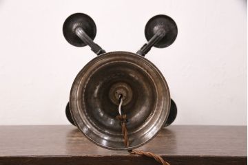 ヴィンテージ照明　フランスビンテージ　クリストフル　キャンドルスタンド型のテーブルスタンド(テーブルランプ、卓上照明)(R-050348)