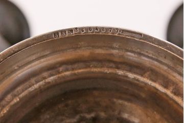 ヴィンテージ照明　フランスビンテージ　クリストフル　キャンドルスタンド型のテーブルスタンド(テーブルランプ、卓上照明)(R-050348)