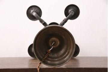 ヴィンテージ照明　フランスビンテージ　クリストフル　キャンドルスタンド型のテーブルスタンド(テーブルランプ、卓上照明)(R-050349)