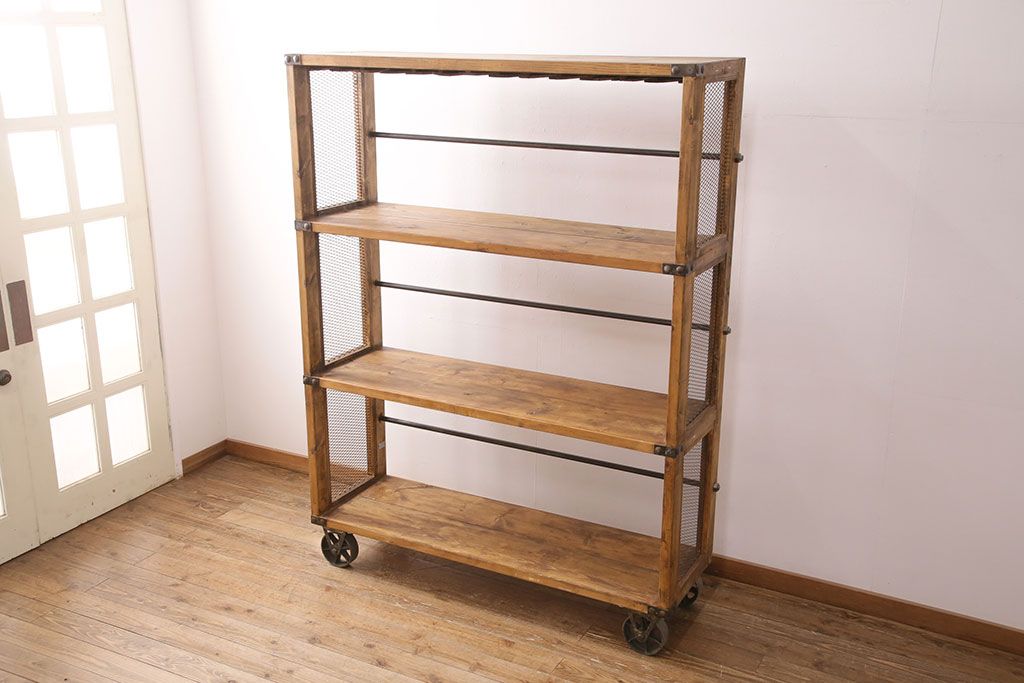 最終価格！ドイツ　KARE DESIGN(カレデザイン)　キャスター付　シェルフ 最終価格！ドイツ KARE DESIGN(カレデザイン) キャスター付
