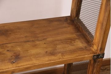 中古　ドイツ　KARE DESIGN(カレデザイン)　キャスター付きオープンシェルフ(本棚、飾り棚、陳列棚、店舗什器、ラック)(R-050354)