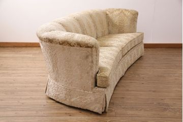 中古　美品　DREXEL HERITAGE(ドレクセルヘリテイジ)　上質な空間づくりにおすすめ!エレガントな佇まいが魅力の2.5人掛けワイドソファ(2Pソファ、2人掛け、二人掛け、3人掛け、三人掛け、3P)(定価約120万円)(R-050363)