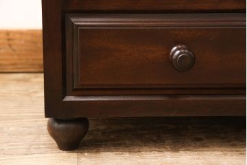 中古　美品　松本民芸家具　当店リメイク　和と洋どちらの空間にも取り入れやすいローボード(収納棚、戸棚、サイドボード、テレビ台、テレビボード)(R-050365)