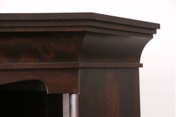 中古　民芸家具　松本民芸家具　B型隅棚(コーナーキャビネット、収納棚、戸棚、飾り棚、ラック)(定価約90万円)(R-050379)