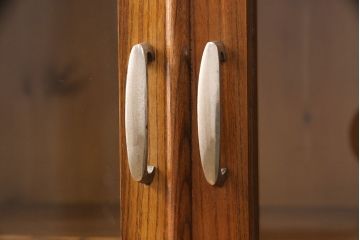 和製アンティーク　最高級!　三方ケヤキ材の珍しい本箱(ブックケース)(R-050380)