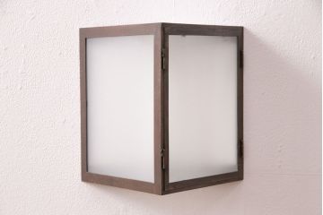 アンティーク雑貨　DIYを楽しめる!シンプルなデザインが取り入れやすい壁掛け照明カバー(ウォールランプカバー)(R-050383)
