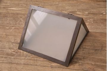 アンティーク雑貨　DIYを楽しめる!シンプルなデザインが取り入れやすい壁掛け照明カバー(ウォールランプカバー)(R-050383)
