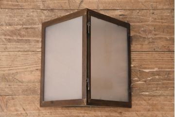 アンティーク雑貨　DIYを楽しめる!シンプルなデザインが取り入れやすい壁掛け照明カバー(ウォールランプカバー)(R-050385)