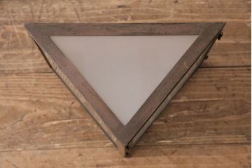 アンティーク雑貨　DIYを楽しめる!シンプルなデザインが取り入れやすい壁掛け照明カバー(ウォールランプカバー)(R-050385)