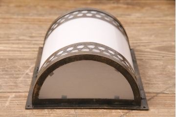 アンティーク雑貨　和製アンティーク　和の趣あふれる壁掛け照明カバー(ウォールカバー)(R-050388)