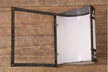 アンティーク雑貨　和製アンティーク　和の趣あふれる壁掛け照明カバー(ウォールカバー)(R-050388)