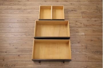 ビンテージ家具　松本民芸家具　#33A型　コンパクトなライティングビューロー(机、在宅ワーク、在宅用デスク、ヴィンテージ)(定価約29万円)(R-050399)