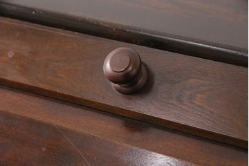 ビンテージ家具　松本民芸家具　#33A型　コンパクトなライティングビューロー(机、在宅ワーク、在宅用デスク、ヴィンテージ)(定価約29万円)(R-050399)