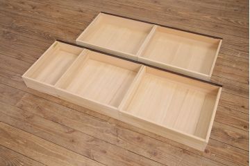 中古　北海道民芸家具　落ち着きのある空間づくりにおすすめ!上質な作りが魅力のライティングビューロー(机、引き出し)(定価約34万円)(R-050407)