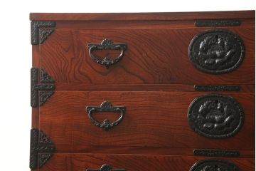 中古　伝統民芸家具　岩谷堂箪笥　衣装箪笥(整理箪笥、チェスト、引き出し)(R-050413)
