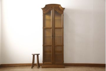 中古　DREXEL HERITAGE(ドレクセルヘリテイジ) キュリオケース(飾り棚、ガラスショーケース、キャビネット、陳列棚)(定価約62万円)(R-050418)