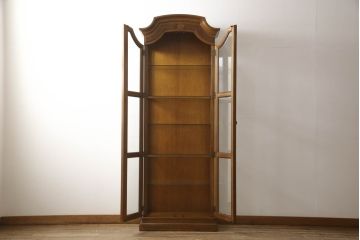 中古　DREXEL HERITAGE(ドレクセルヘリテイジ) キュリオケース(飾り棚、ガラスショーケース、キャビネット、陳列棚)(定価約62万円)(R-050418)