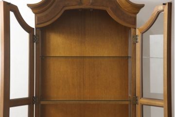 中古　DREXEL HERITAGE(ドレクセルヘリテイジ) キュリオケース(飾り棚、ガラスショーケース、キャビネット、陳列棚)(定価約62万円)(R-050418)