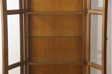中古　DREXEL HERITAGE(ドレクセルヘリテイジ) キュリオケース(飾り棚、ガラスショーケース、キャビネット、陳列棚)(定価約62万円)(R-050418)