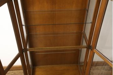 中古　DREXEL HERITAGE(ドレクセルヘリテイジ) キュリオケース(飾り棚、ガラスショーケース、キャビネット、陳列棚)(定価約62万円)(R-050418)