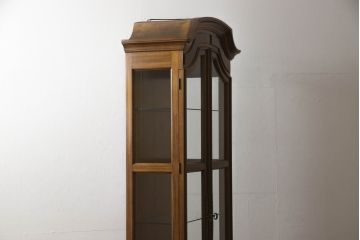 中古　DREXEL HERITAGE(ドレクセルヘリテイジ) キュリオケース(飾り棚、ガラスショーケース、キャビネット、陳列棚)(定価約62万円)(R-050418)
