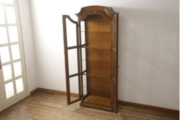 中古　DREXEL HERITAGE(ドレクセルヘリテイジ) キュリオケース(飾り棚、ガラスショーケース、キャビネット、陳列棚)(定価約62万円)(R-050418)