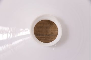 アンティーク照明　古き良き時代の味を感じる平笠シェードのペンダントライト2個セット(吊り下げ照明、天井照明)(R-050422)