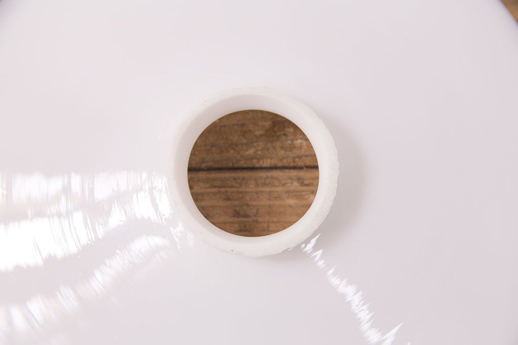 アンティーク照明　レトロな平笠シェードのペンダントライト2個セット(天井照明、吊り下げ照明、電笠)(R-050424)