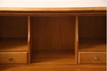 中古　横浜クラシック家具　ダニエル(Daniel)　アーリーアメリカン　気品漂うライティングビューロー(ワークデスク、机、在宅ワーク、在宅用チェスト)(R-050432)
