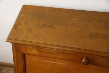 中古　横浜クラシック家具　ダニエル(Daniel)　アーリーアメリカン　気品漂うライティングビューロー(ワークデスク、机、在宅ワーク、在宅用チェスト)(R-050432)