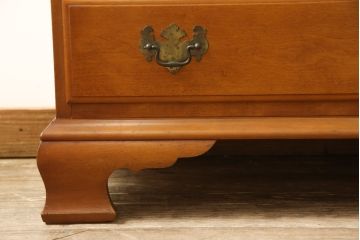 中古　横浜クラシック家具　ダニエル(Daniel)　アーリーアメリカン　気品漂うライティングビューロー(ワークデスク、机、在宅ワーク、在宅用チェスト)(R-050432)