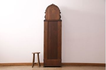 フランスアンティーク　オーク材　レア品!優美な佇まいがヨーロピアンの雰囲気を高めるホールクロック(振り子時計、時計台)(R-050440)