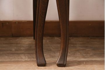 イギリスアンティーク　オーク材　細かな彫刻が気品を漂わせるチェア5脚セット(ダイニングチェア、椅子、バラ売り可能)(R-050447)