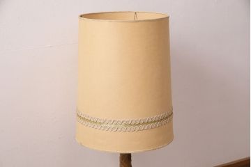 中古　イタリア製　genuine alabaster(ジェニュインアラバスター)　高級品!手彫りの大理石が魅惑的なフロアスタンド照明(テーブルスタンド)(R-050450)