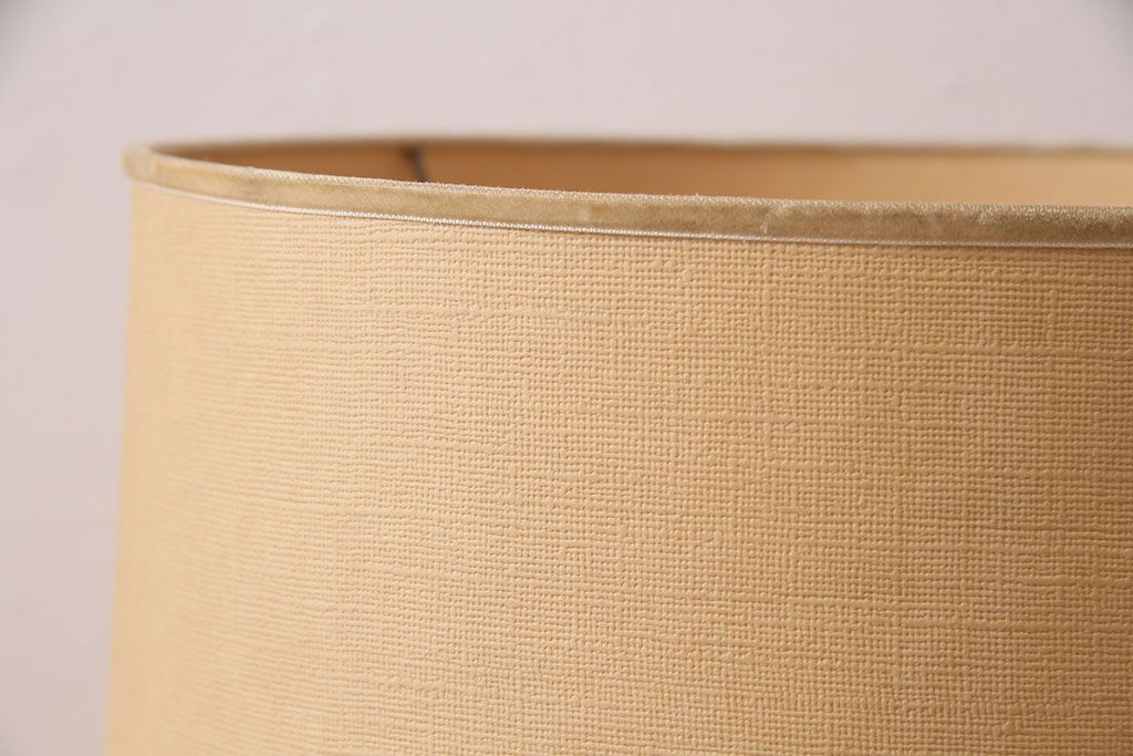 中古　イタリア製　genuine alabaster(ジェニュインアラバスター)　高級品!手彫りの大理石が魅惑的なフロアスタンド照明(テーブルスタンド)(R-050450)