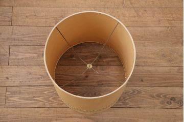 中古　イタリア製　genuine alabaster(ジェニュインアラバスター)　高級品!手彫りの大理石が魅惑的なフロアスタンド照明(テーブルスタンド)(R-050450)