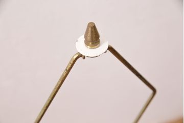 中古　イタリア製　genuine alabaster(ジェニュインアラバスター)　高級品!手彫りの大理石が魅惑的なフロアスタンド照明(テーブルスタンド)(R-050450)