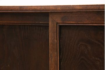 和製アンティーク　大正ロマンな雰囲気漂う珍しいデザインのテレビ台(ローボード、収納棚、戸棚)(R-050460)