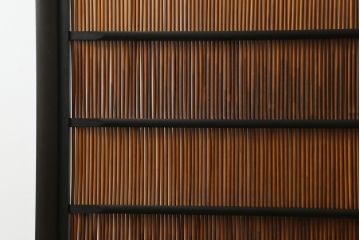 和製アンティーク　昭和初期　葦(ヨシ)製の和モダンな雰囲気漂う衝立(パーテーション)(R-050462)