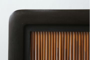 和製アンティーク　昭和初期　葦(ヨシ)製の和モダンな雰囲気漂う衝立(パーテーション)(R-050462)