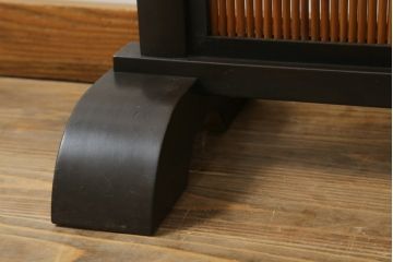和製アンティーク　昭和初期　葦(ヨシ)製の和モダンな雰囲気漂う衝立(パーテーション)(R-050462)