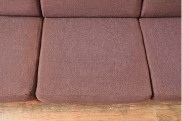 和製ヴィンテージ　希少!　ヤマカワ　ラタン製の3人掛けソファ(3Pソファ、ビンテージ)(R-050463)