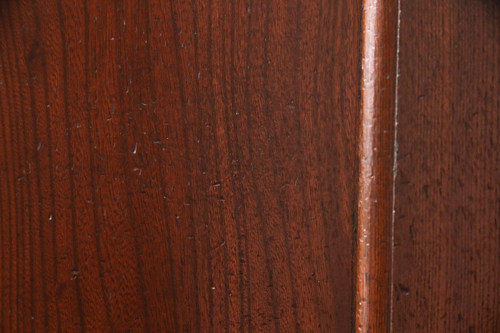 和製アンティーク　総ケヤキの一枚板　漆塗り　極厚・極太　最上手品!!160kgもある最上級の品質を誇る蔵戸(玄関戸、引き戸)(R-050467)