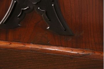 和製アンティーク　総ケヤキの一枚板　漆塗り　極厚・極太　最上手品!!160kgもある最上級の品質を誇る蔵戸(玄関戸、引き戸)(R-050467)