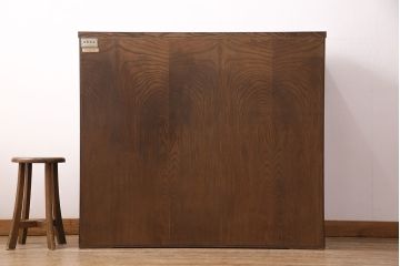 中古　美品　岩谷堂箪笥　黒々とした迫力のある金具が目を引く整理箪笥(収納タンス、衣装箪笥、引き出し)(R-050470)