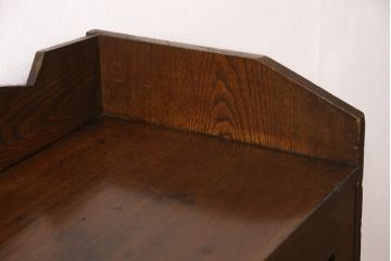 和製アンティーク　栓材　大正ロマンな雰囲気たっぷりの、昔懐かしい本箱(ブックケース、キャビネット、収納棚)(R-050484)